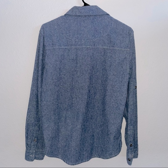 Lee Cooper Denim Jean Button Shirt - Picture 2 of 6